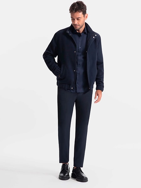 Jaqueta Bomber Wool