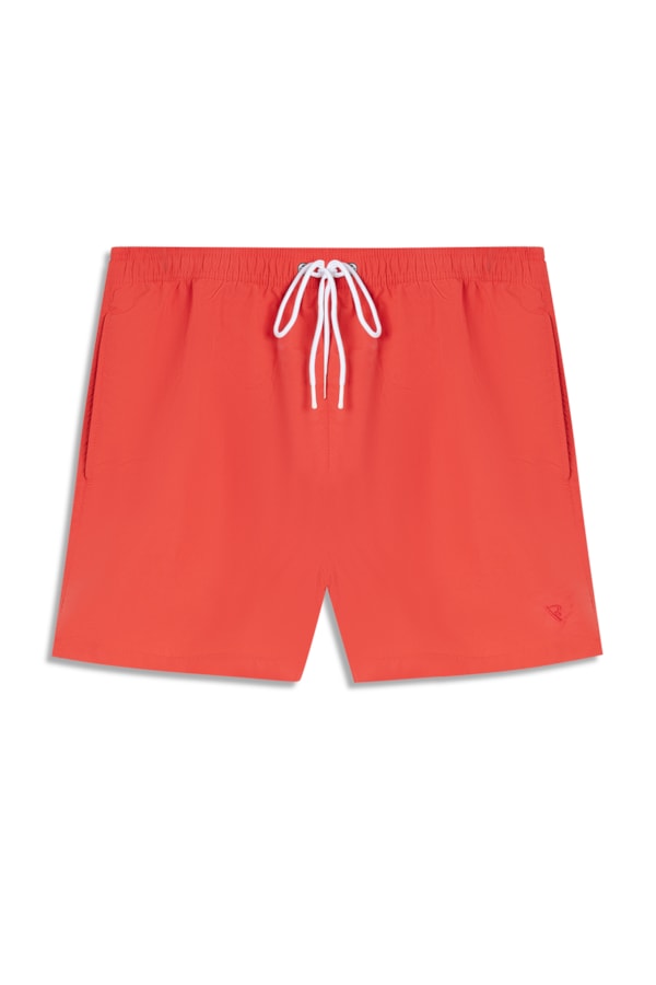 Beach Short Basic Regular Capri 2 Coral