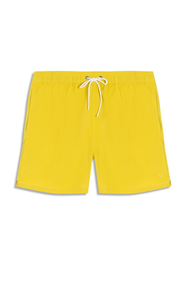 Beach Short Basic Regular Capri 2 Lemon
