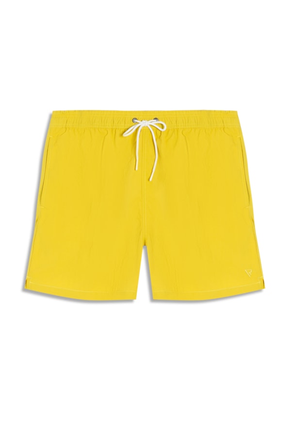 Beach Short Basic Regular Capri 2 Lemon