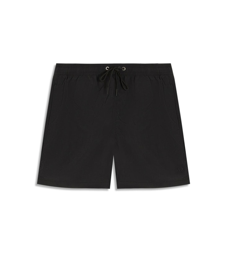 Beach Short Basic Regular Capri 2 Preto