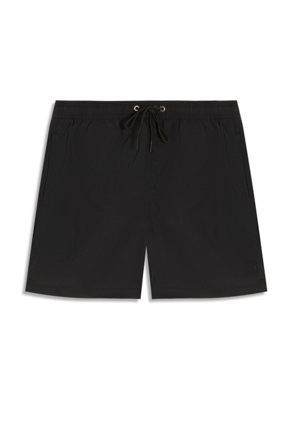 Beach Short Basic Regular Capri 2 Preto