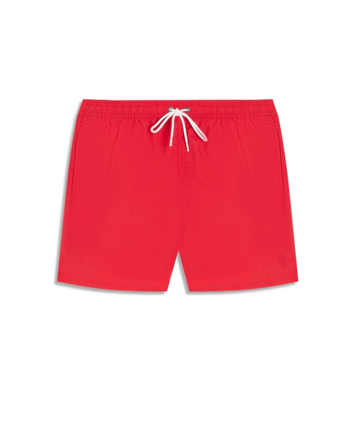 Beach Short Basic Regular Capri 2 Vermelho