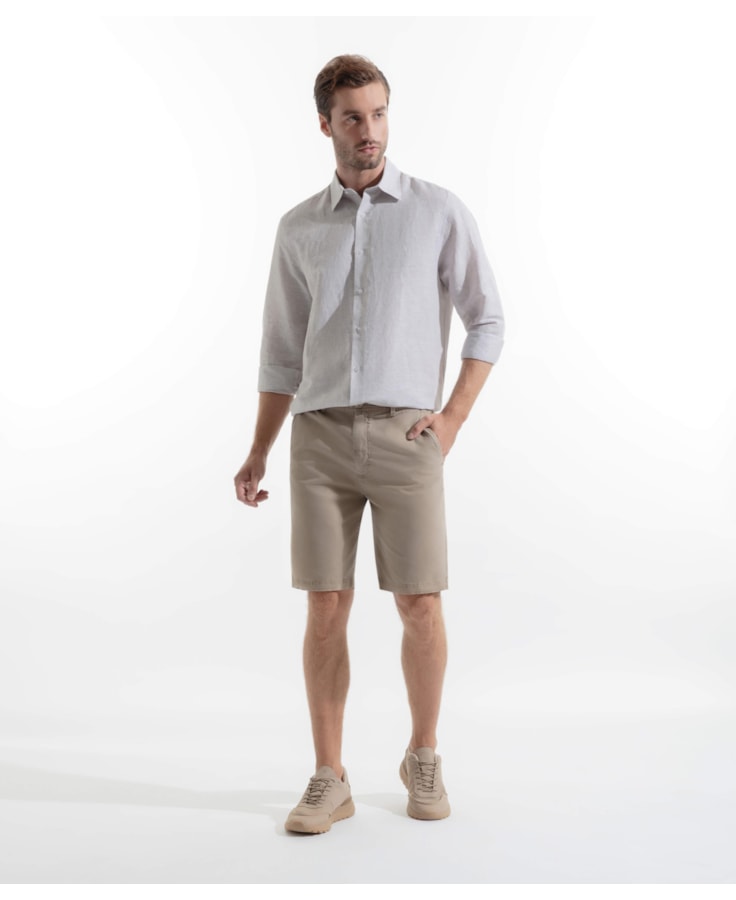 Bermuda Chino Color Husk