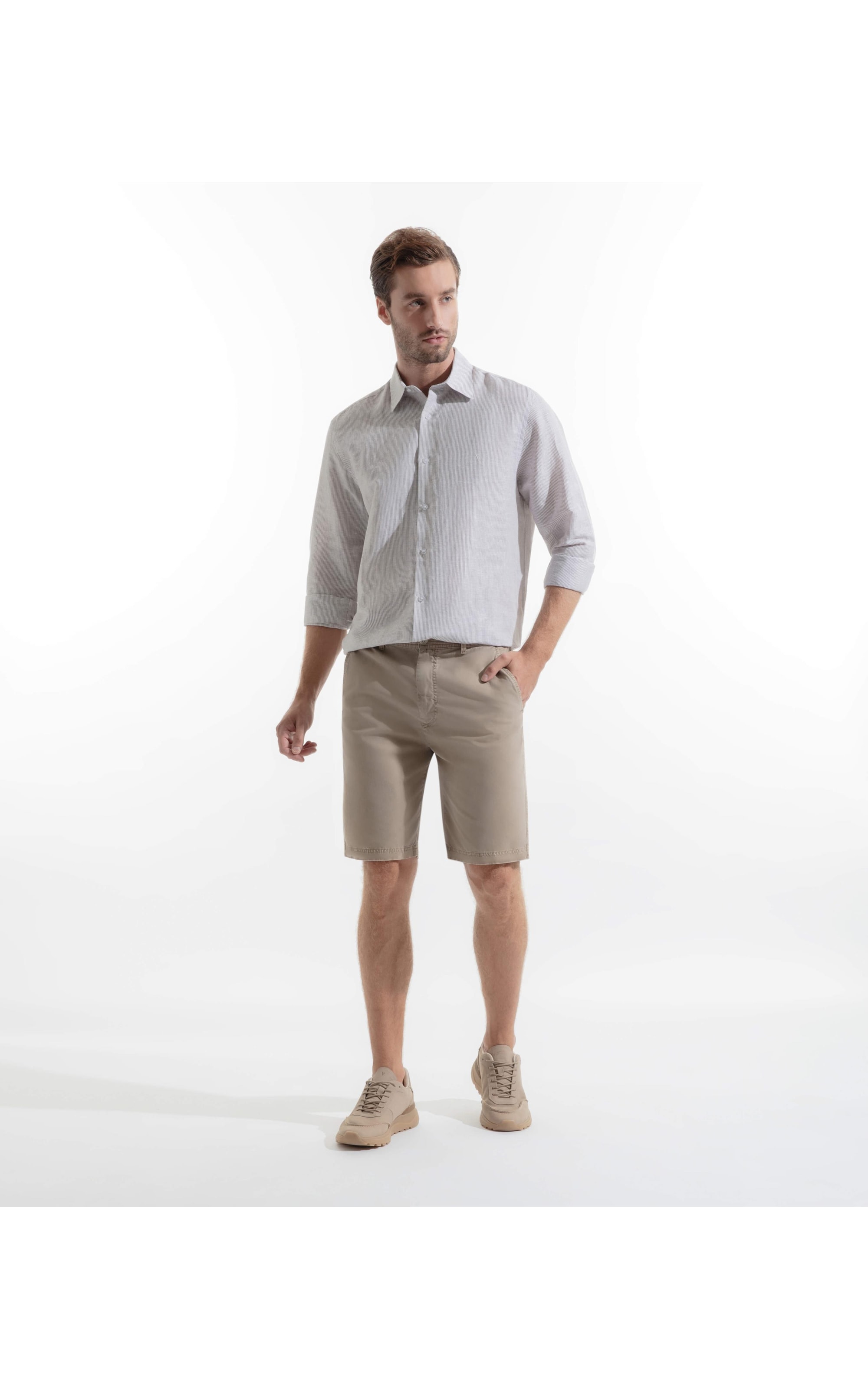Bermuda Chino Color Husk