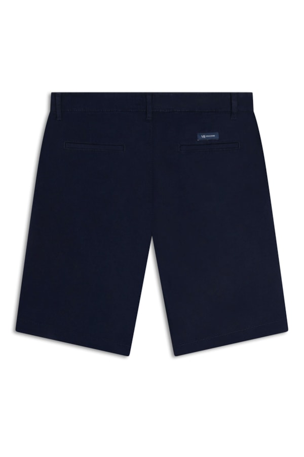 Bermuda Chino Color Piece Dye Marinho