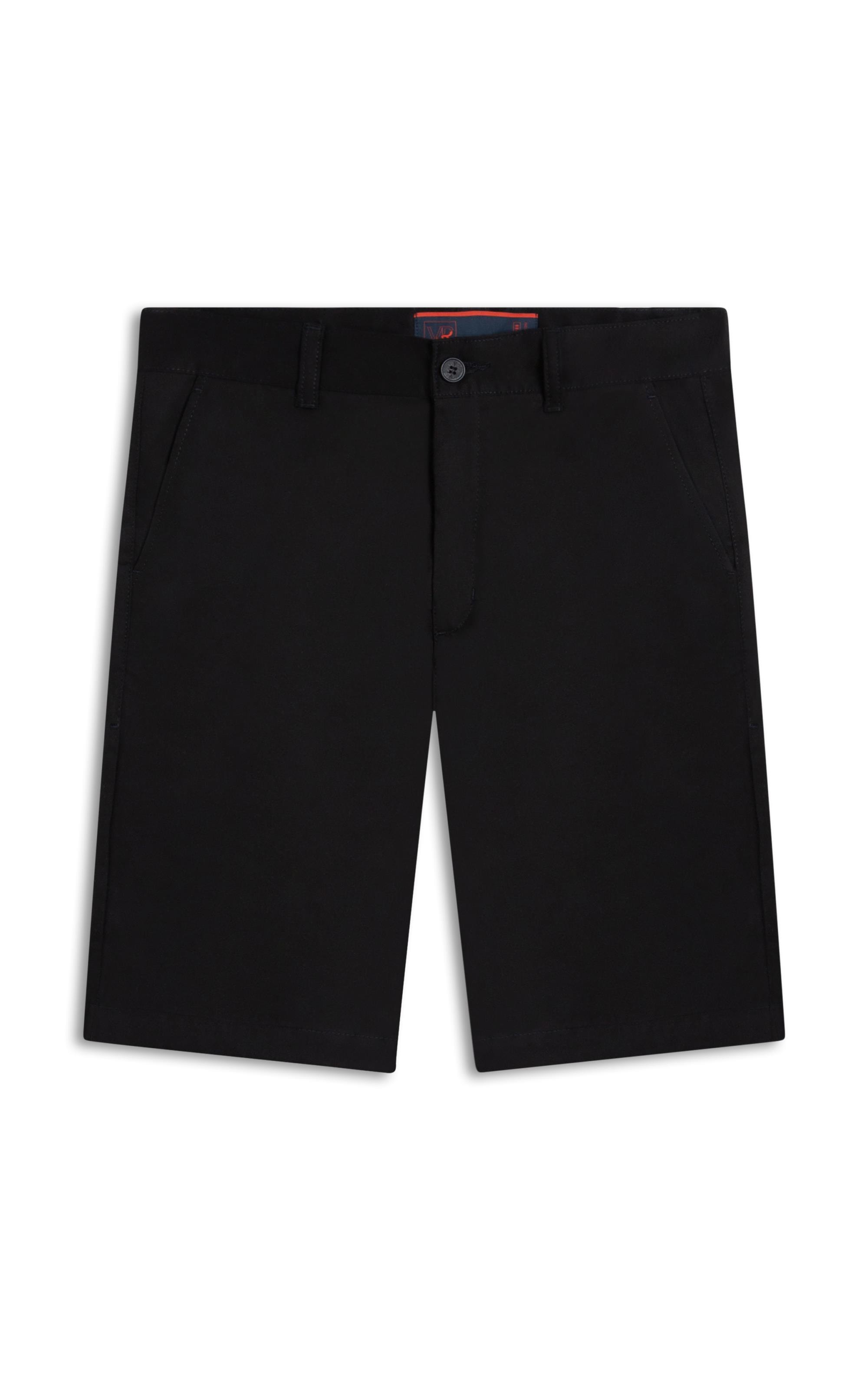 Bermuda Chino Color Piece Dye Preto i