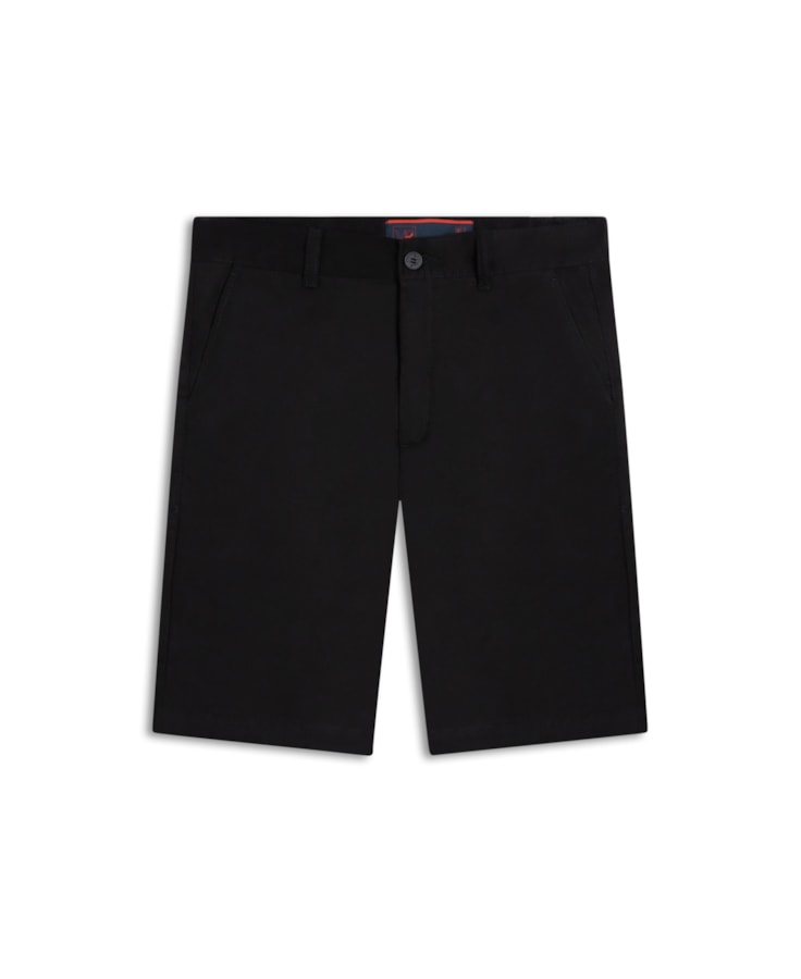 Bermuda Chino Color Piece Dye Preto i