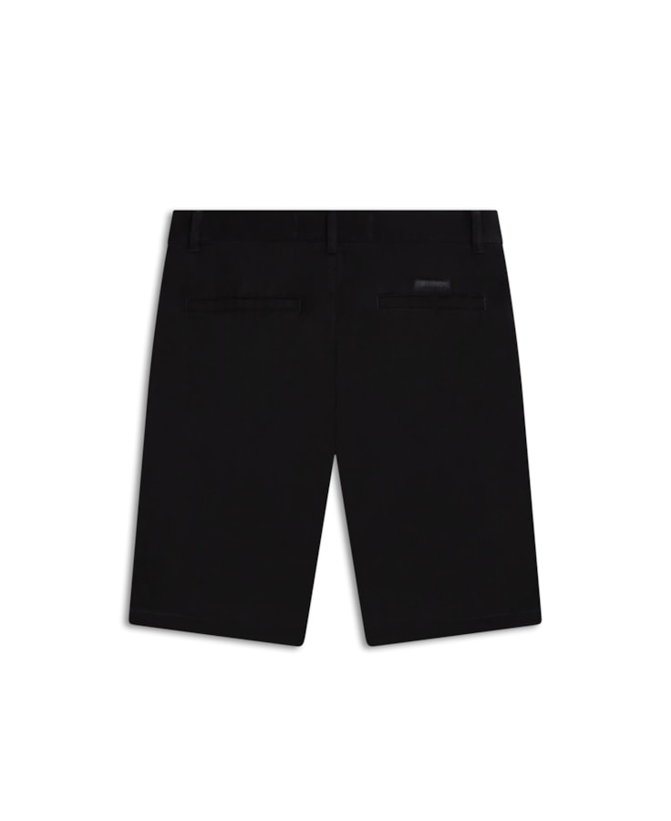 Bermuda Chino Color Piece Dye Preto i