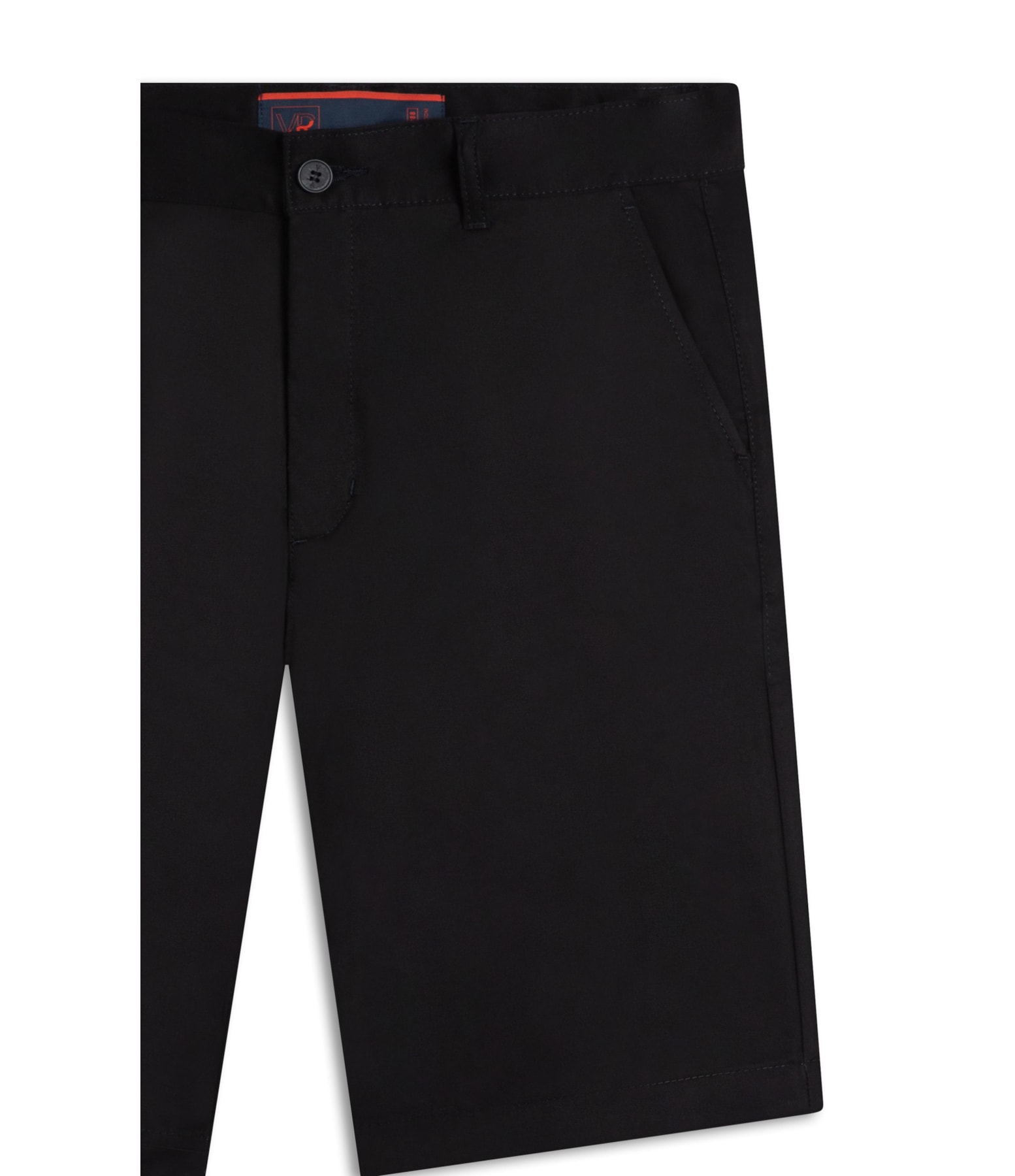 Bermuda Chino Color Piece Dye Preto i