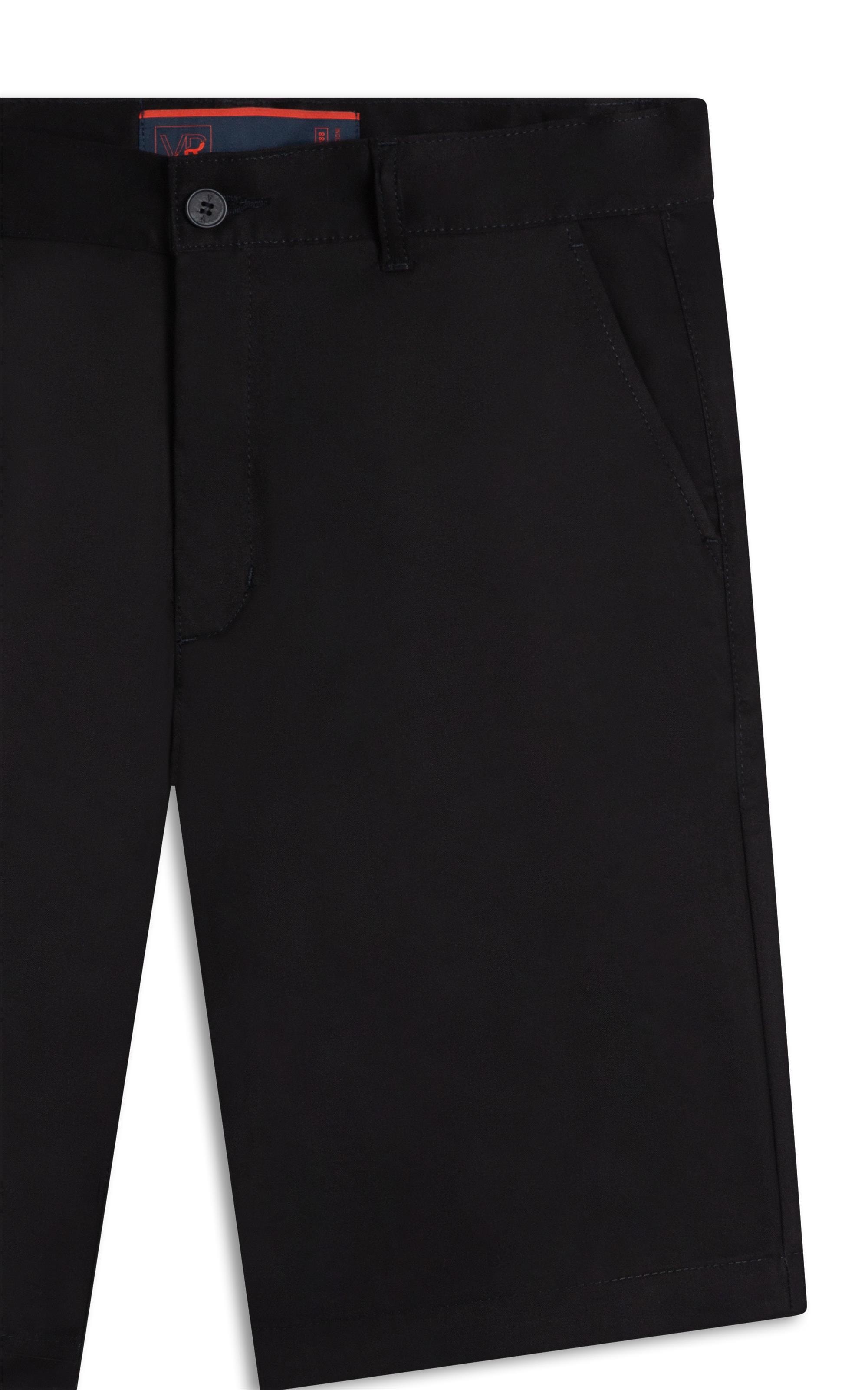 Bermuda Chino Color Piece Dye Preto i