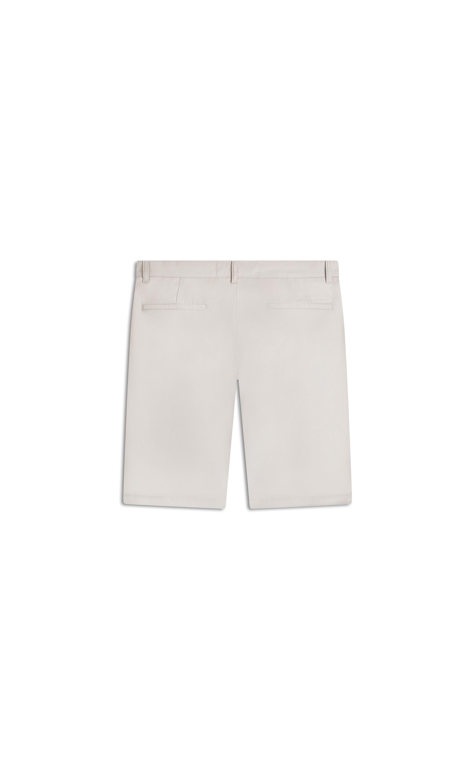 Bermuda Chino Color Piece Dye Silver