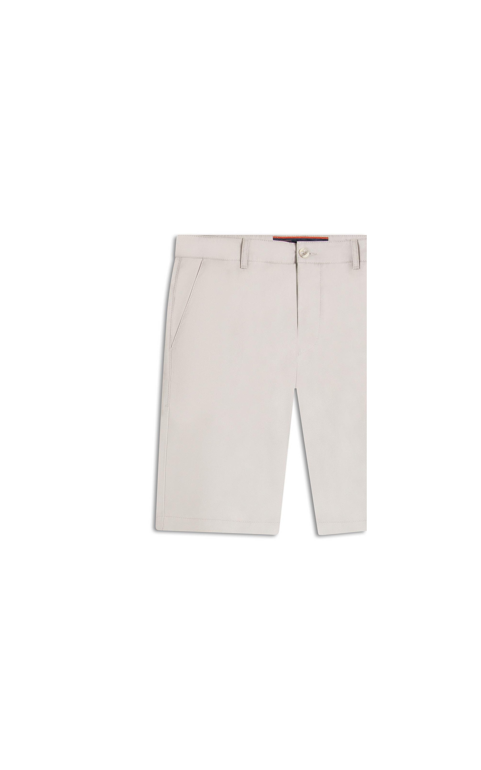 Bermuda Chino Color Piece Dye Silver