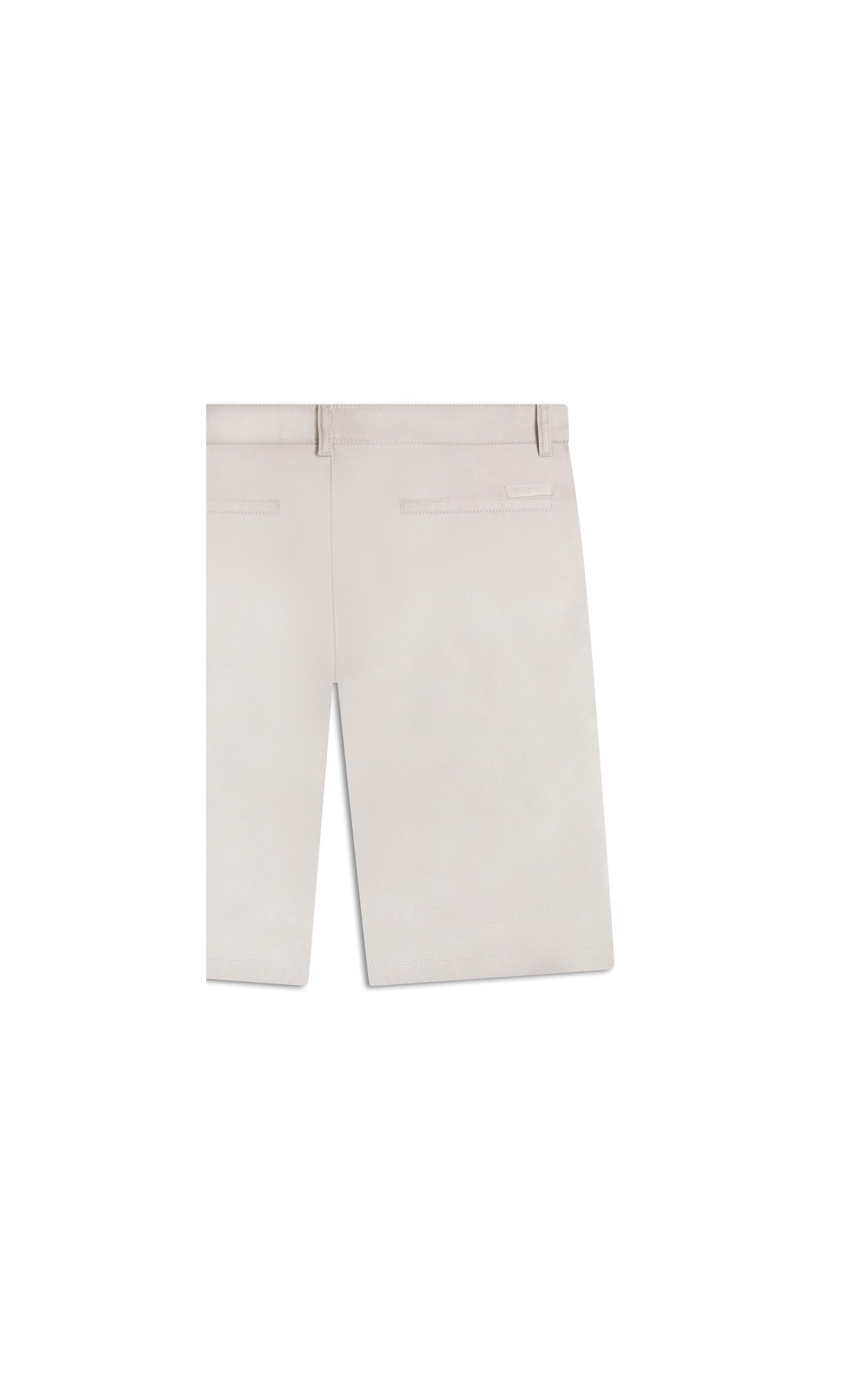 Bermuda Chino Color Piece Dye Silver