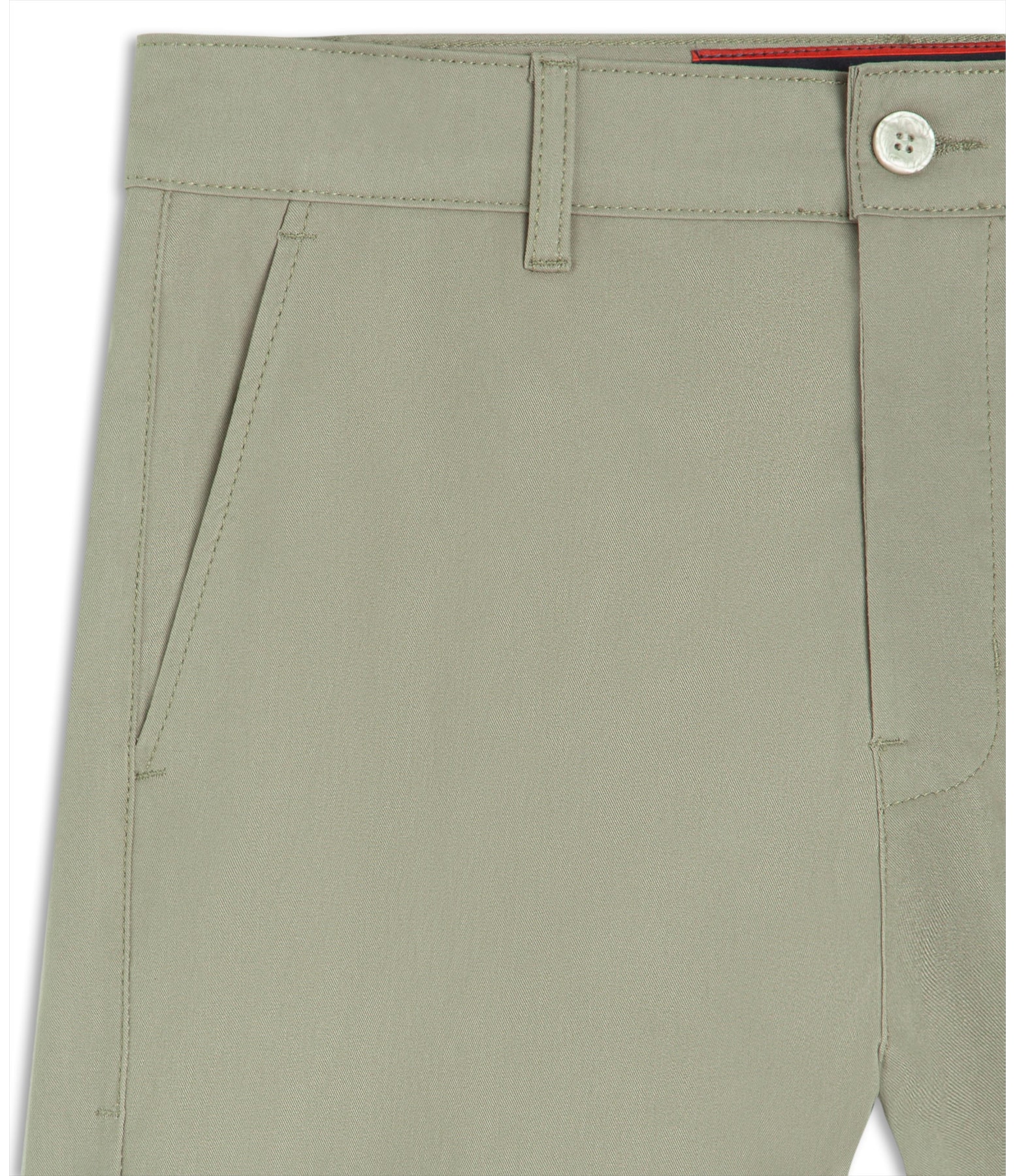 Bermuda Chino Color Piece Dye Verde Escuro