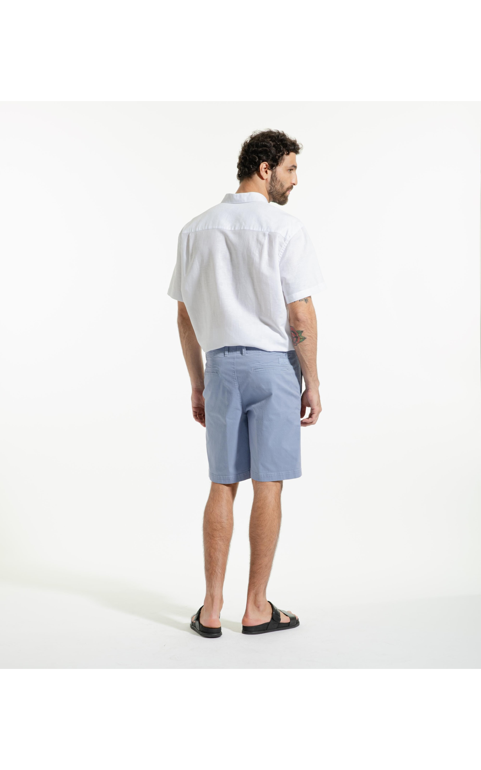 Bermuda Chino Color Power Azul Pervante