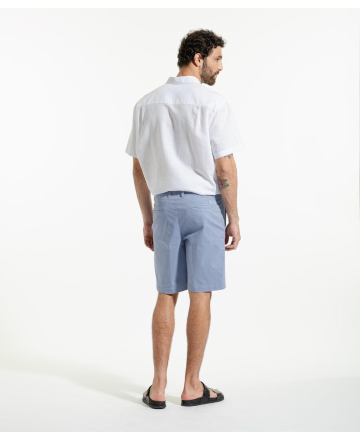 Bermuda Chino Color Power Azul Pervante