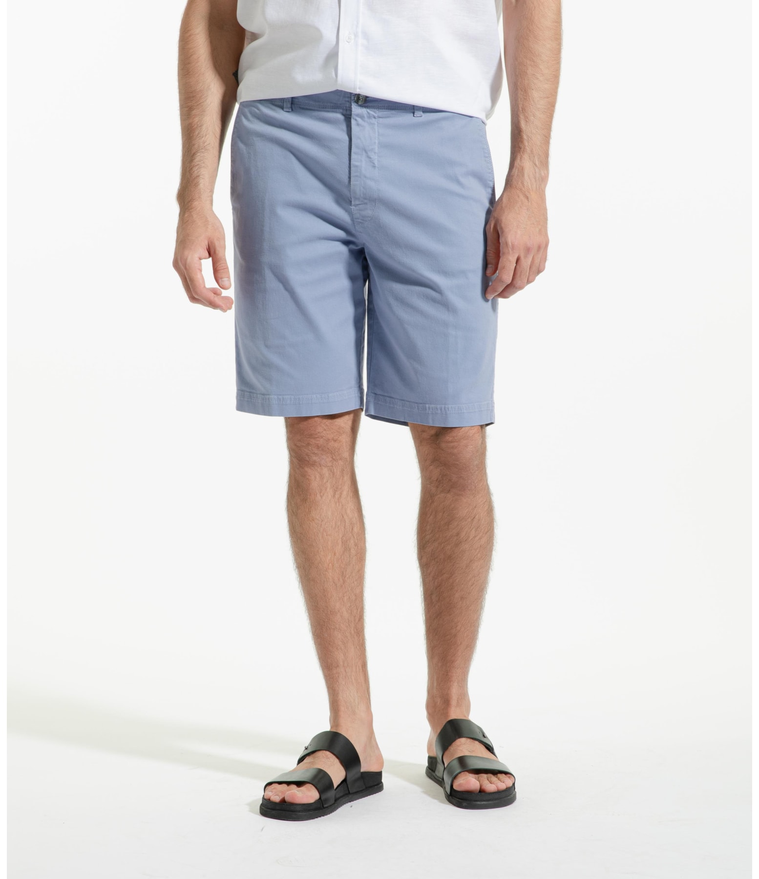 Bermuda Chino Color Power Azul Pervante