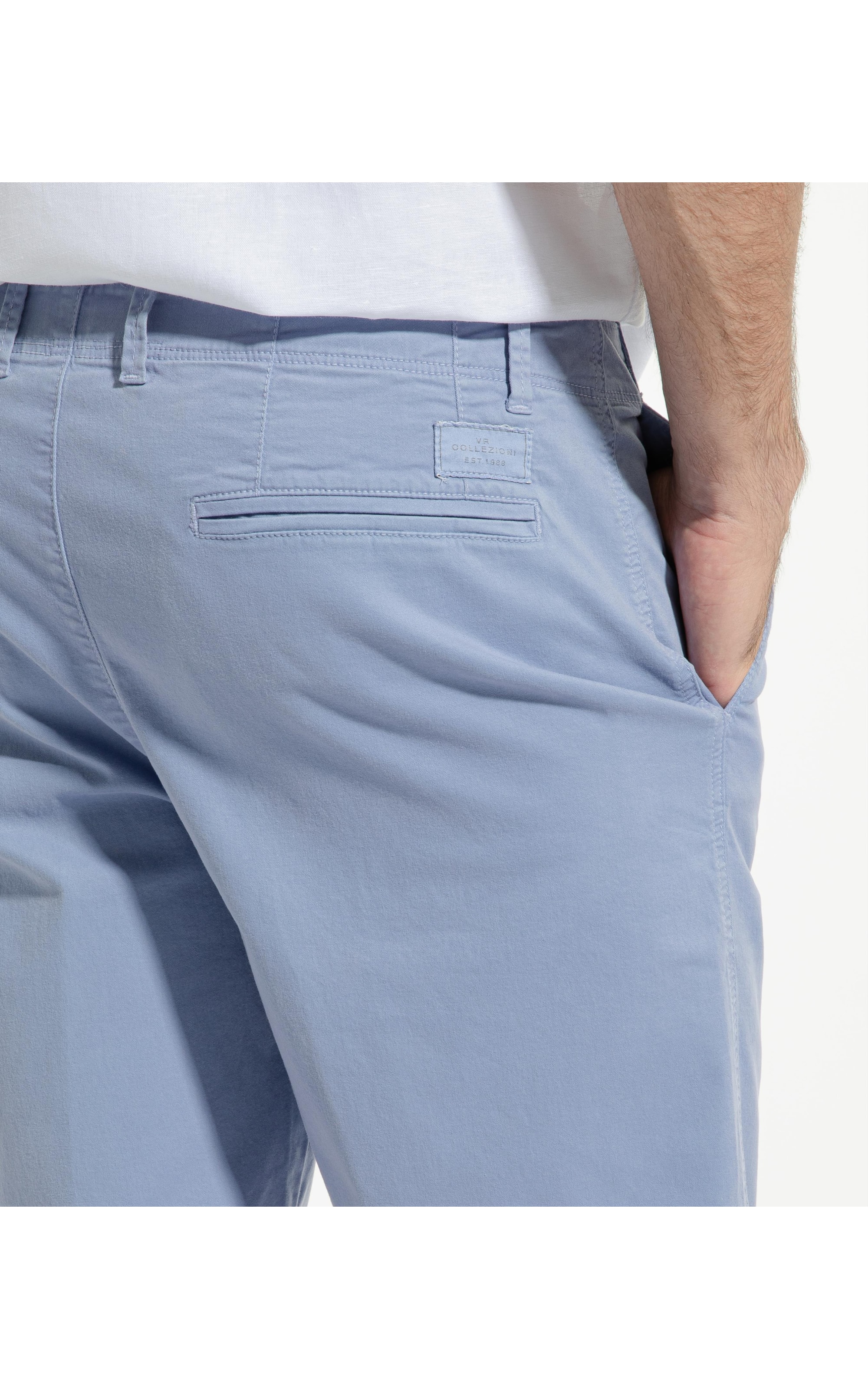 Bermuda Chino Color Power Azul Pervante