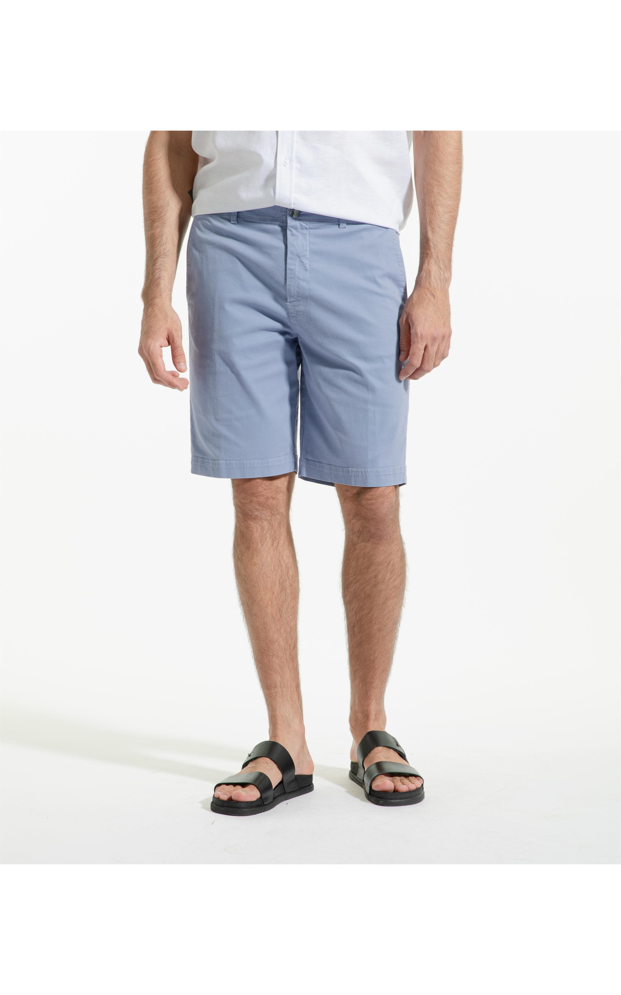 Bermuda Chino Color Power Azul Pervante