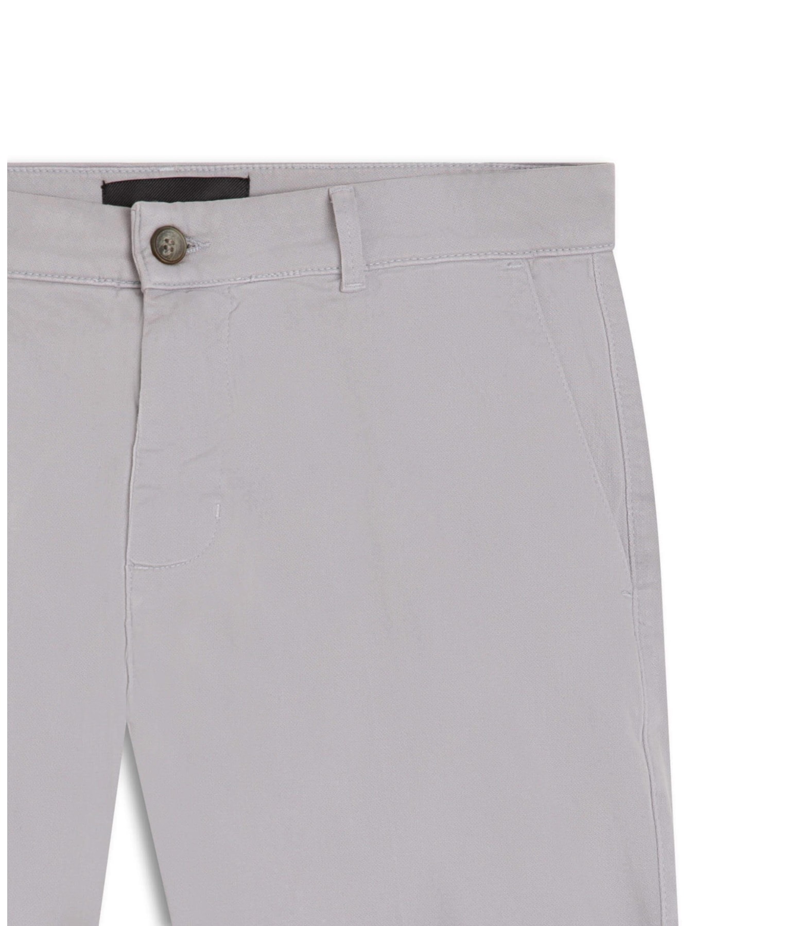 Bermuda Chino Jogging Color Cinza Claro
