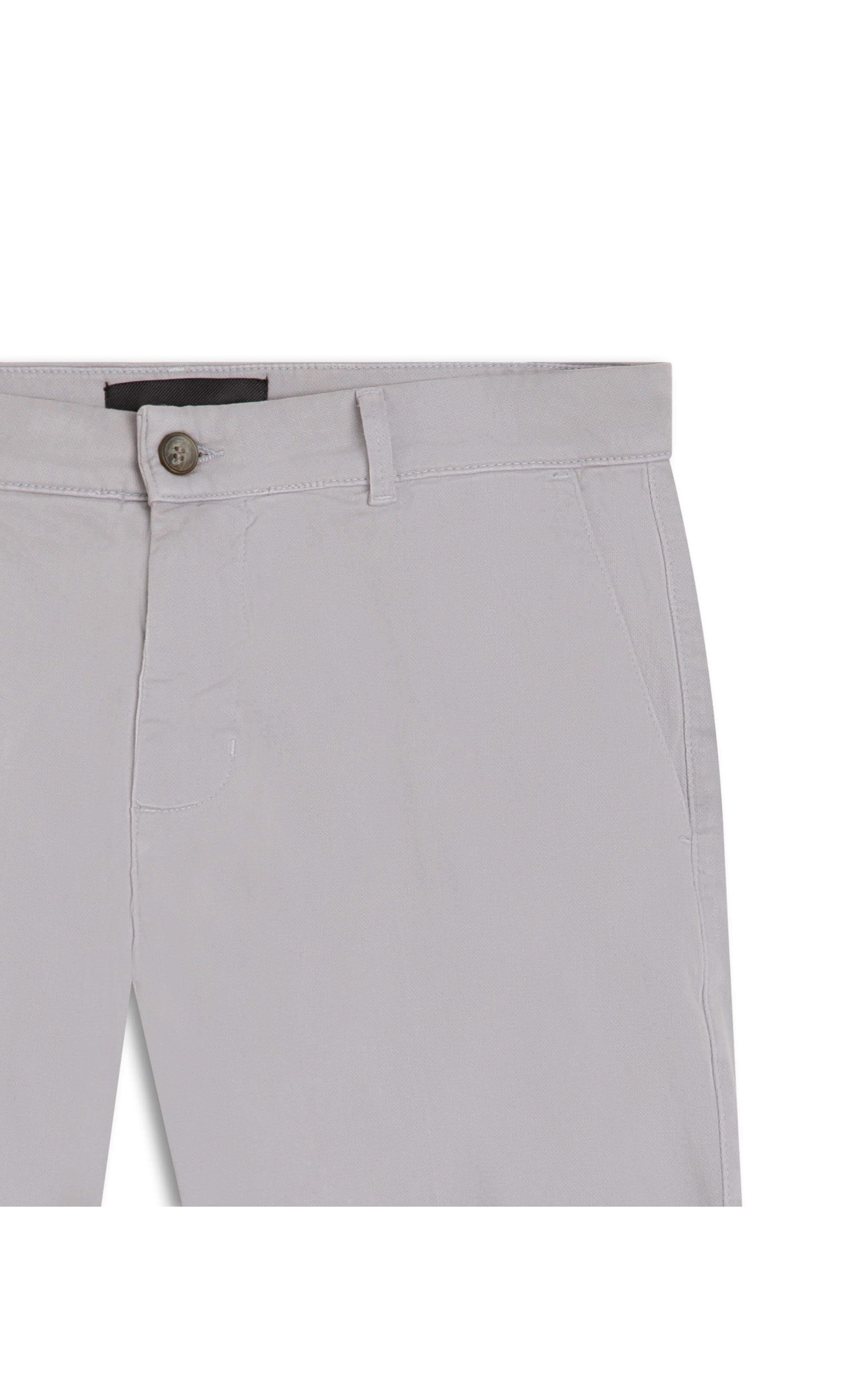Bermuda Chino Jogging Color Cinza Claro