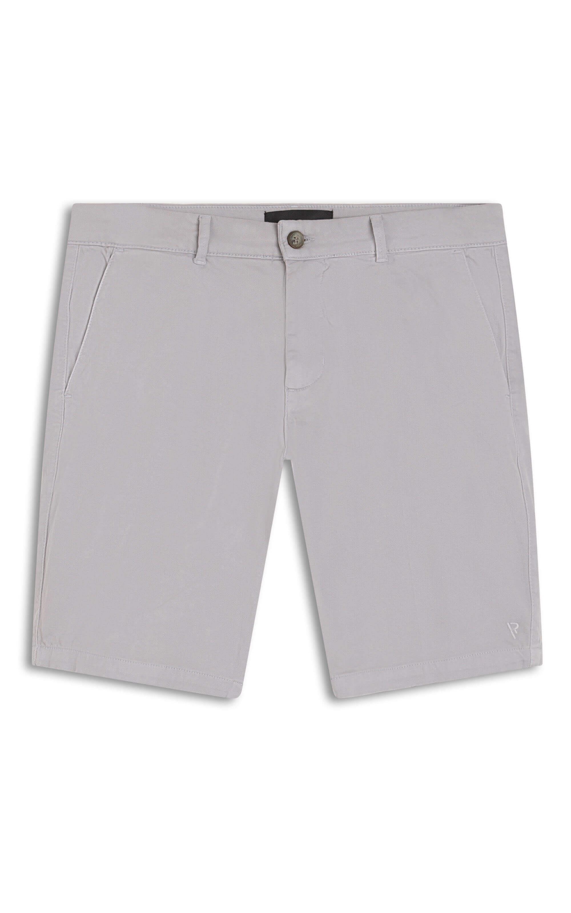 Bermuda Chino Jogging Color Cinza Claro