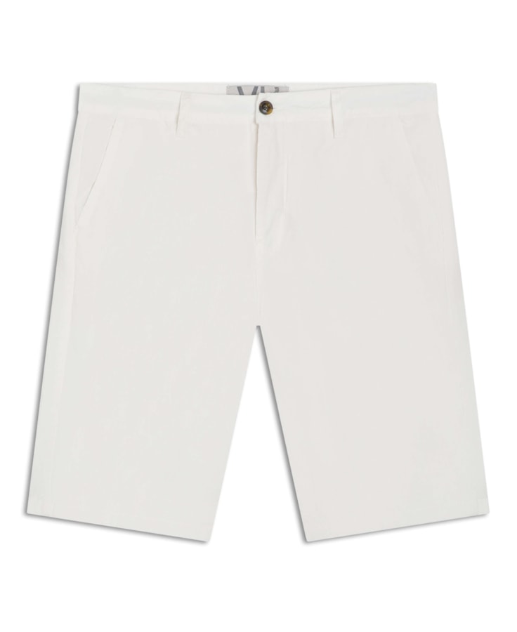 Bermuda Chino Linho Branco