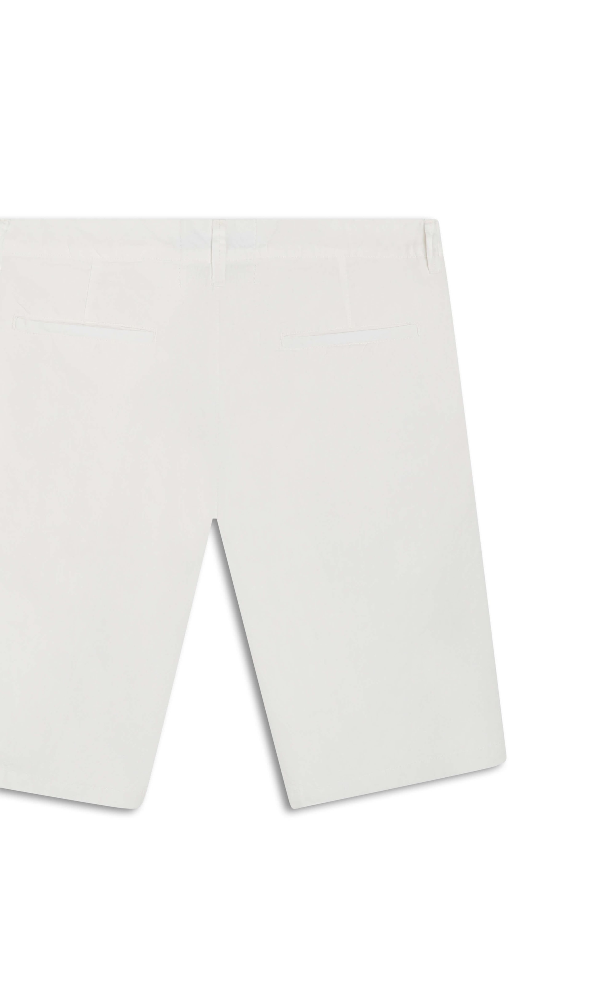 Bermuda Chino Linho Branco