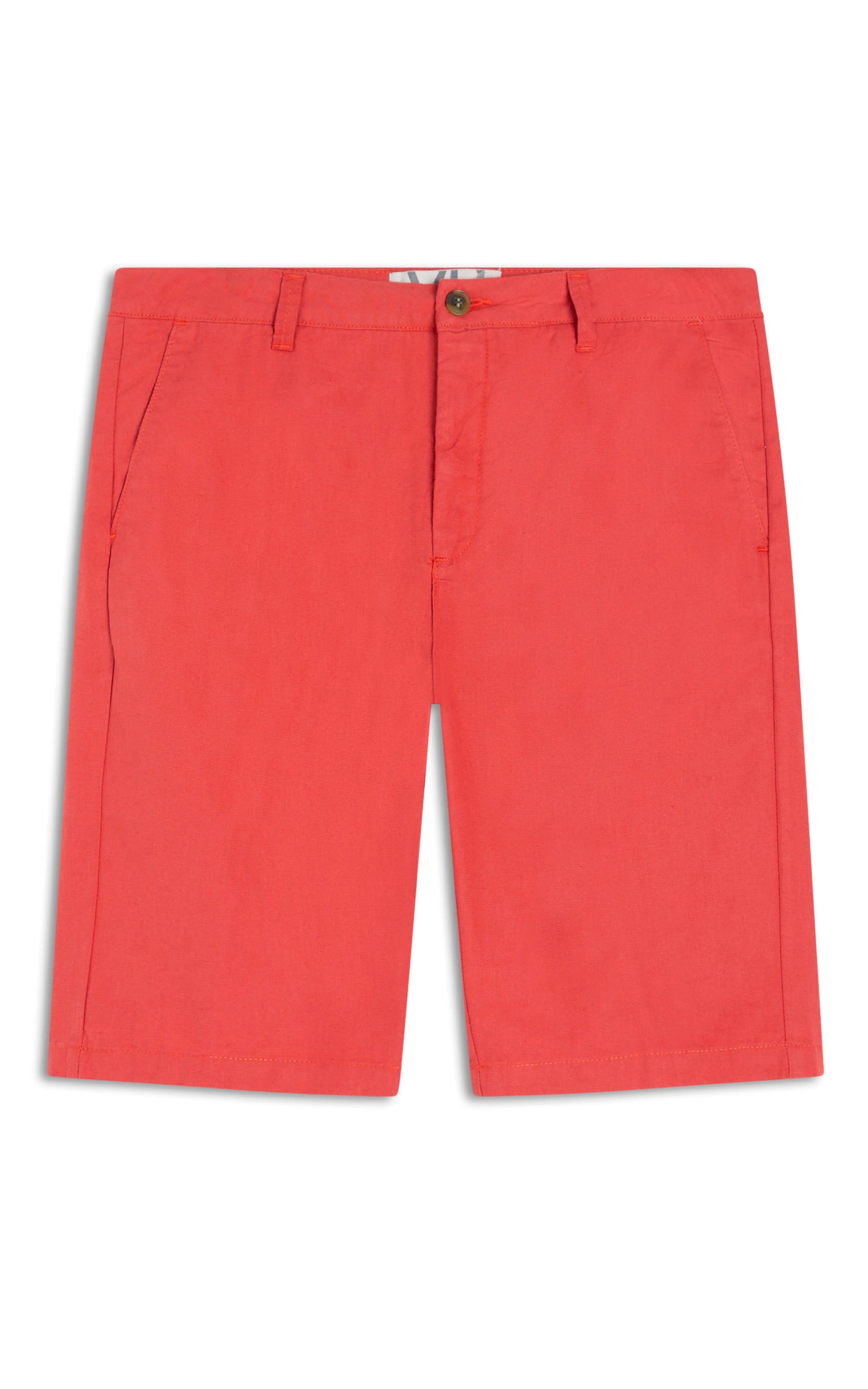 Bermuda Chino Linho Cereja