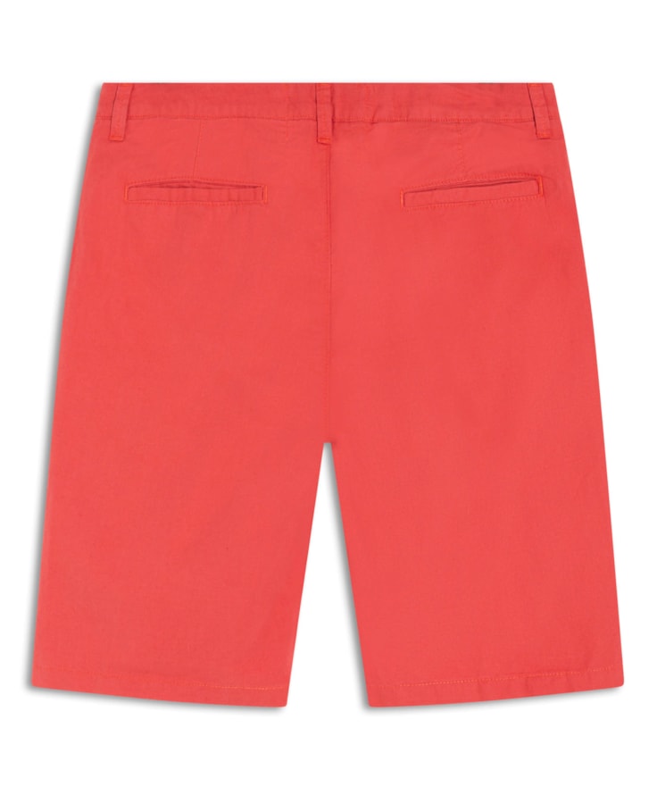 Bermuda Chino Linho Cereja