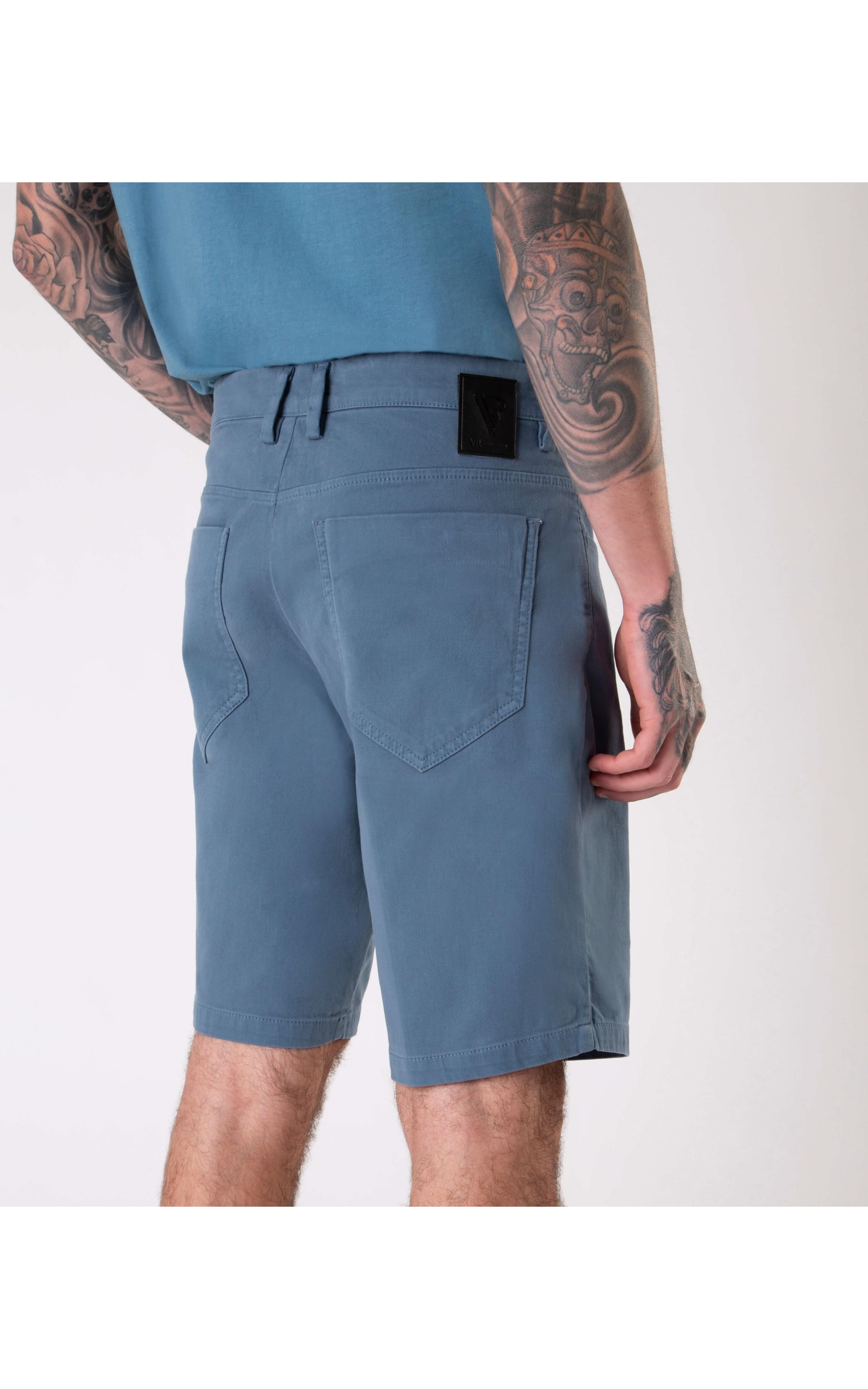 Bermuda Color Jogging Essencial Azul Pervante