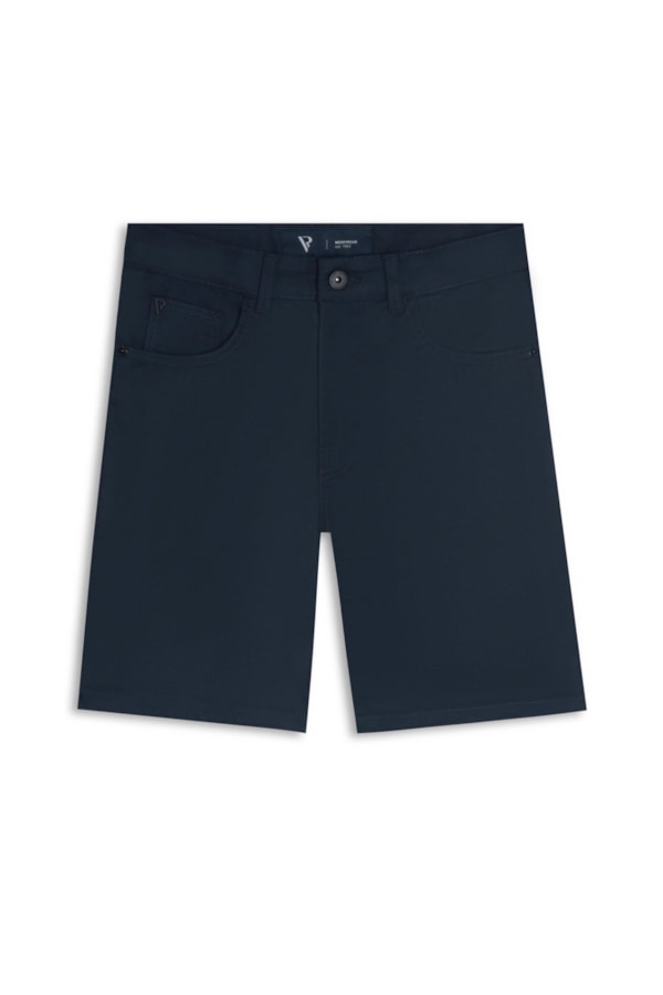 Bermuda Color Twill Power (Classic) 5 Pockets Dark Navy