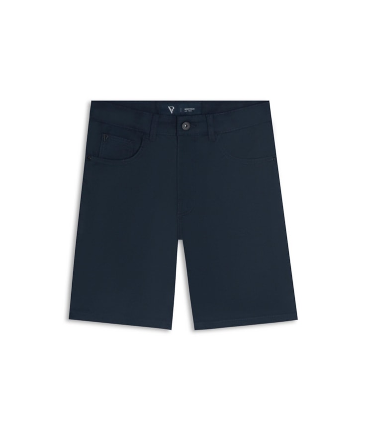 Bermuda Color Twill Power (Classic) 5 Pockets Dark Navy