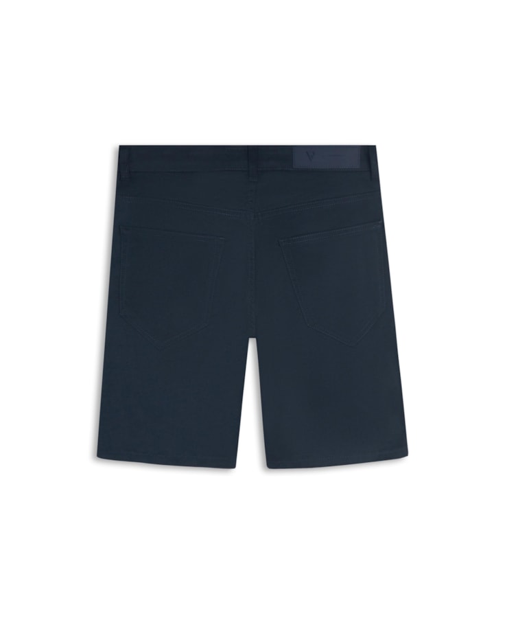 Bermuda Color Twill Power (Classic) 5 Pockets Dark Navy