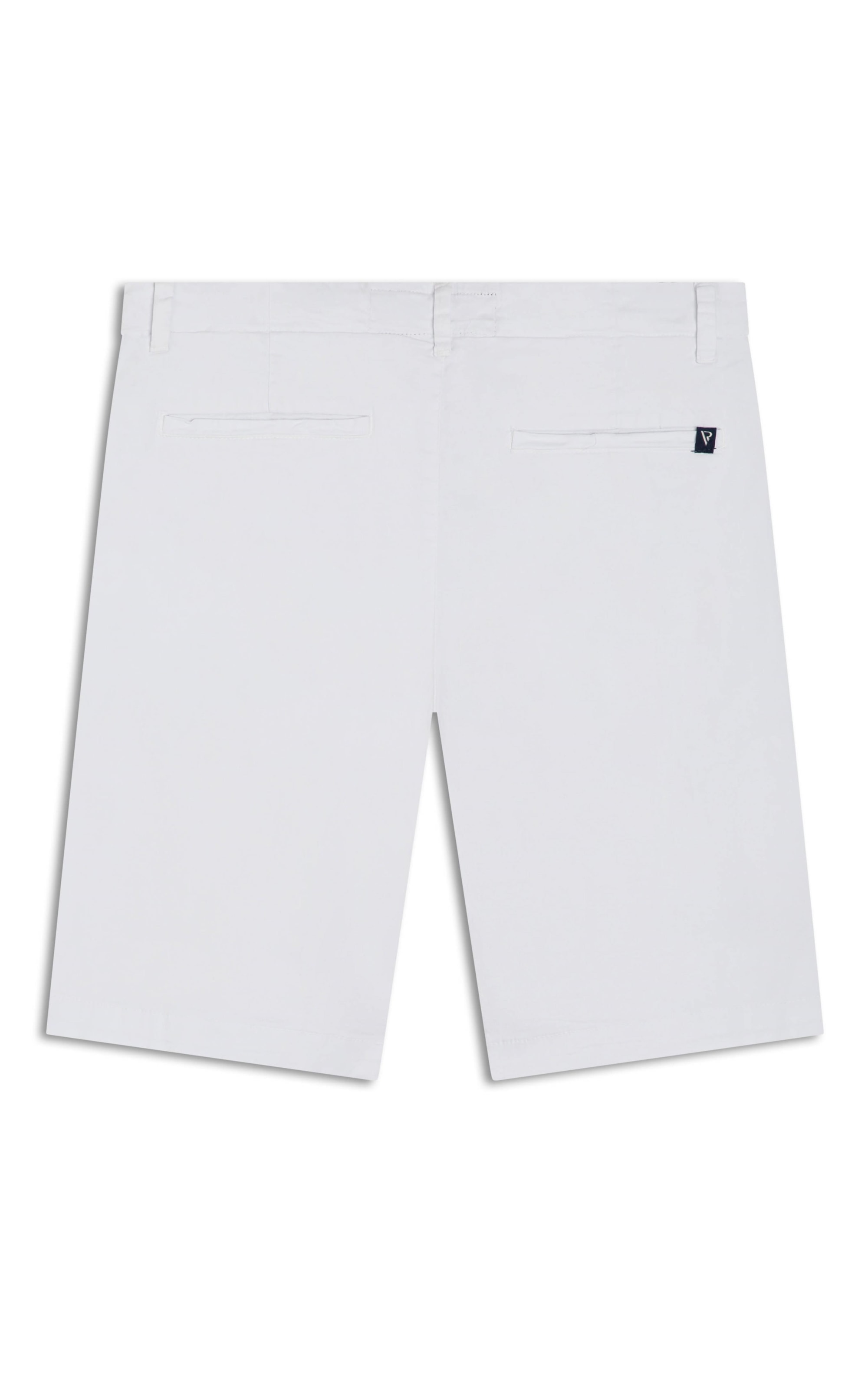 Bermuda Color Twill Power Cós Branco
