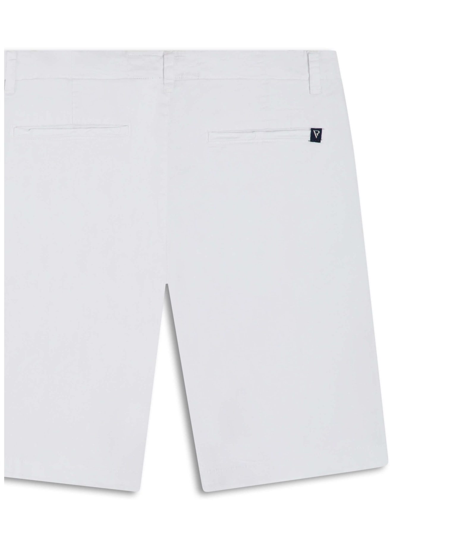 Bermuda Color Twill Power Cós Branco