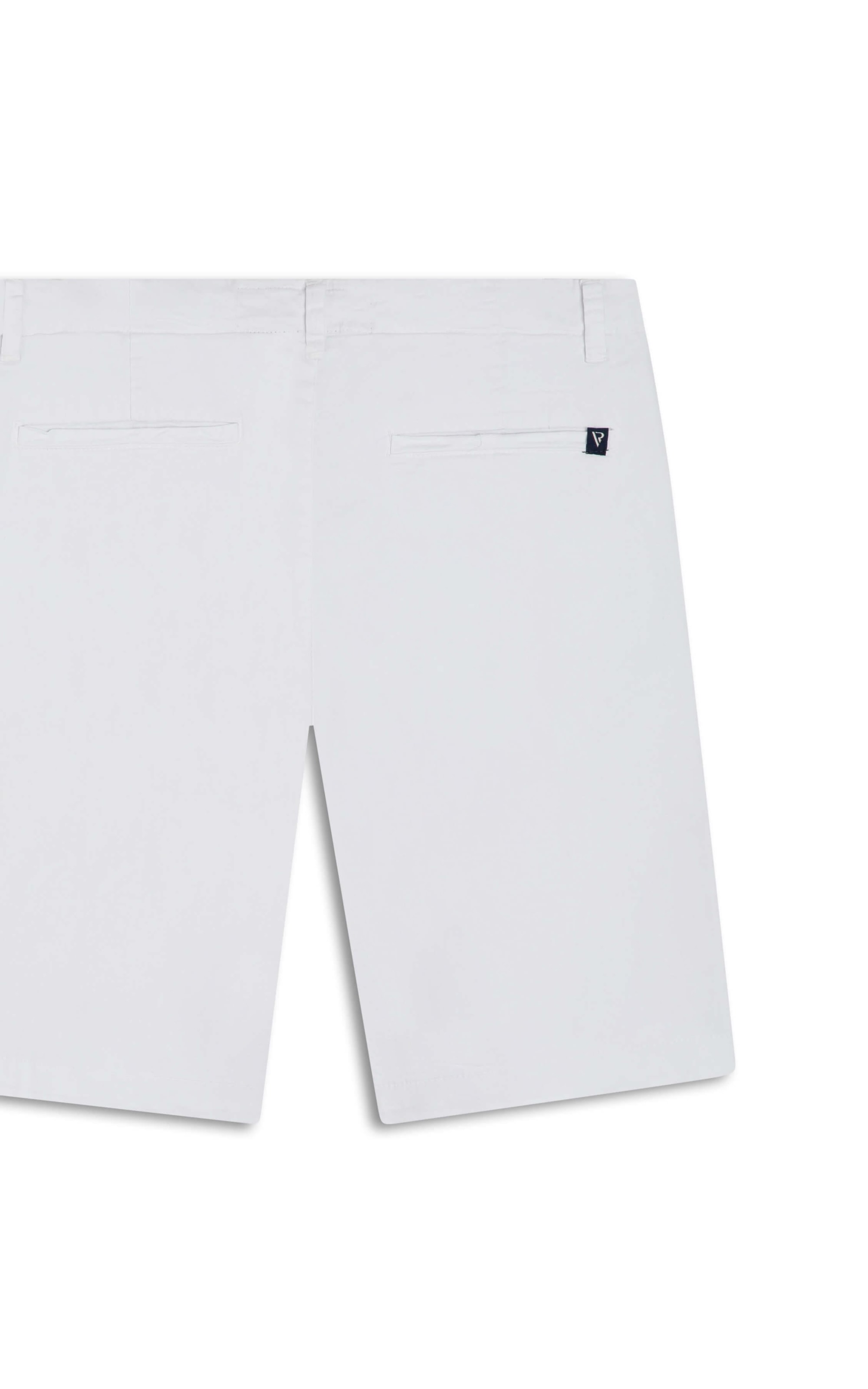 Bermuda Color Twill Power Cós Branco