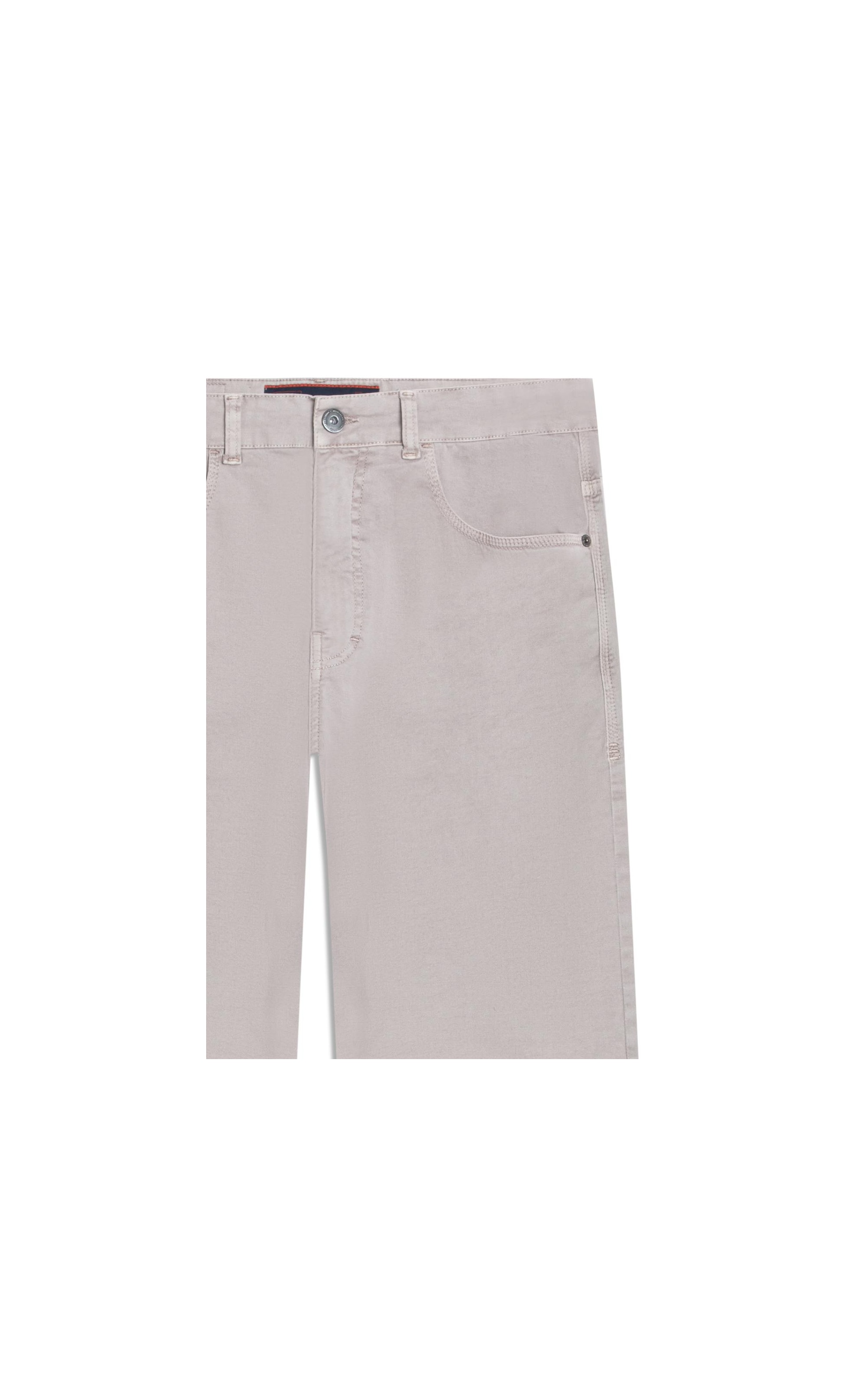 Color Twill Power (Long) 5 Pockets Silver