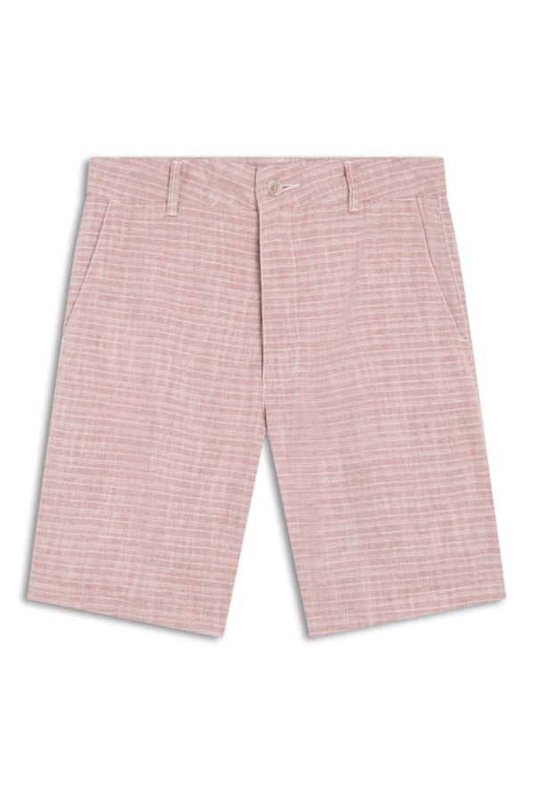 Bermuda Cotton Viscolinho Bordeaux