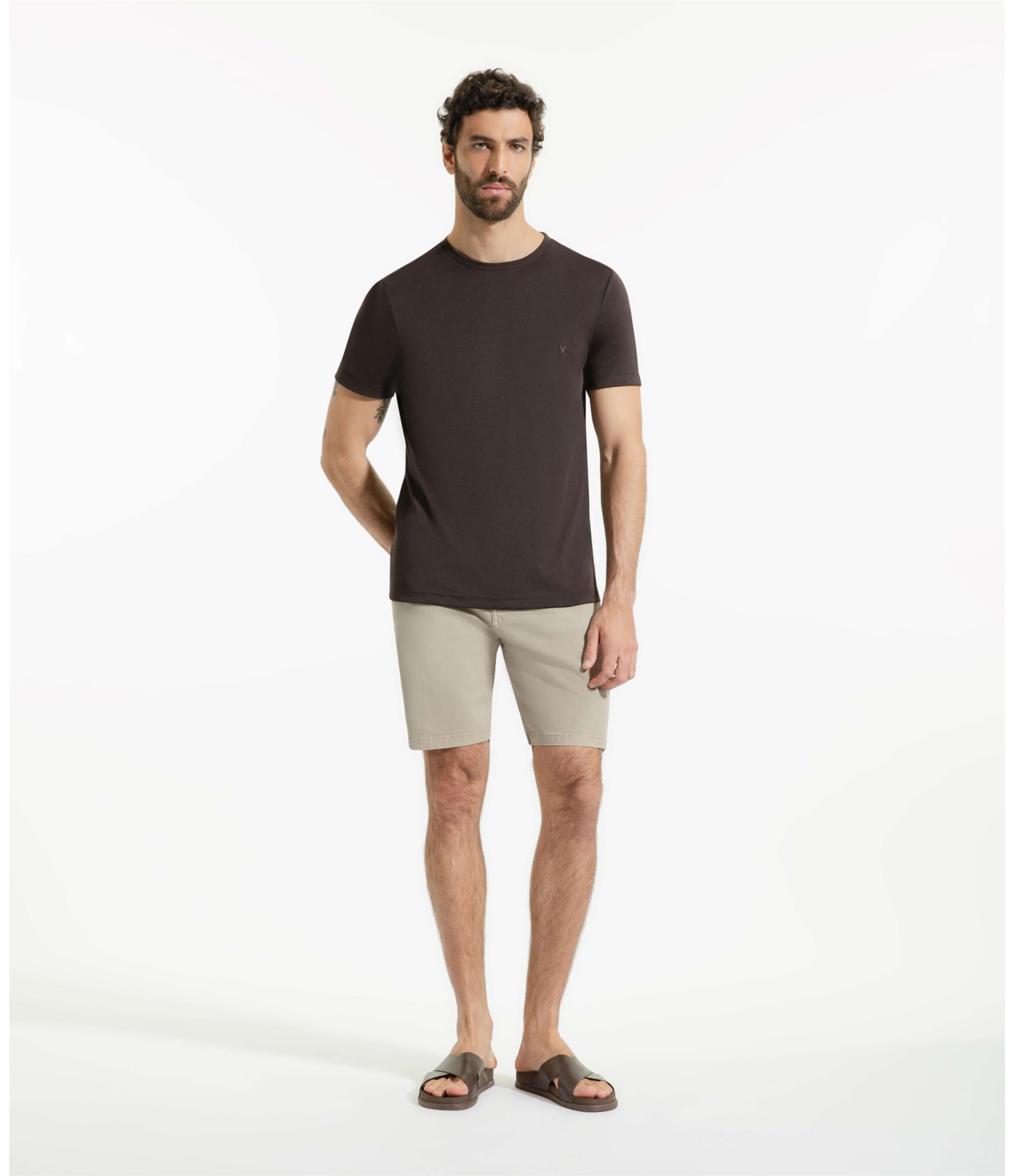 Bermuda Five Pockets Sarja Classic Husk