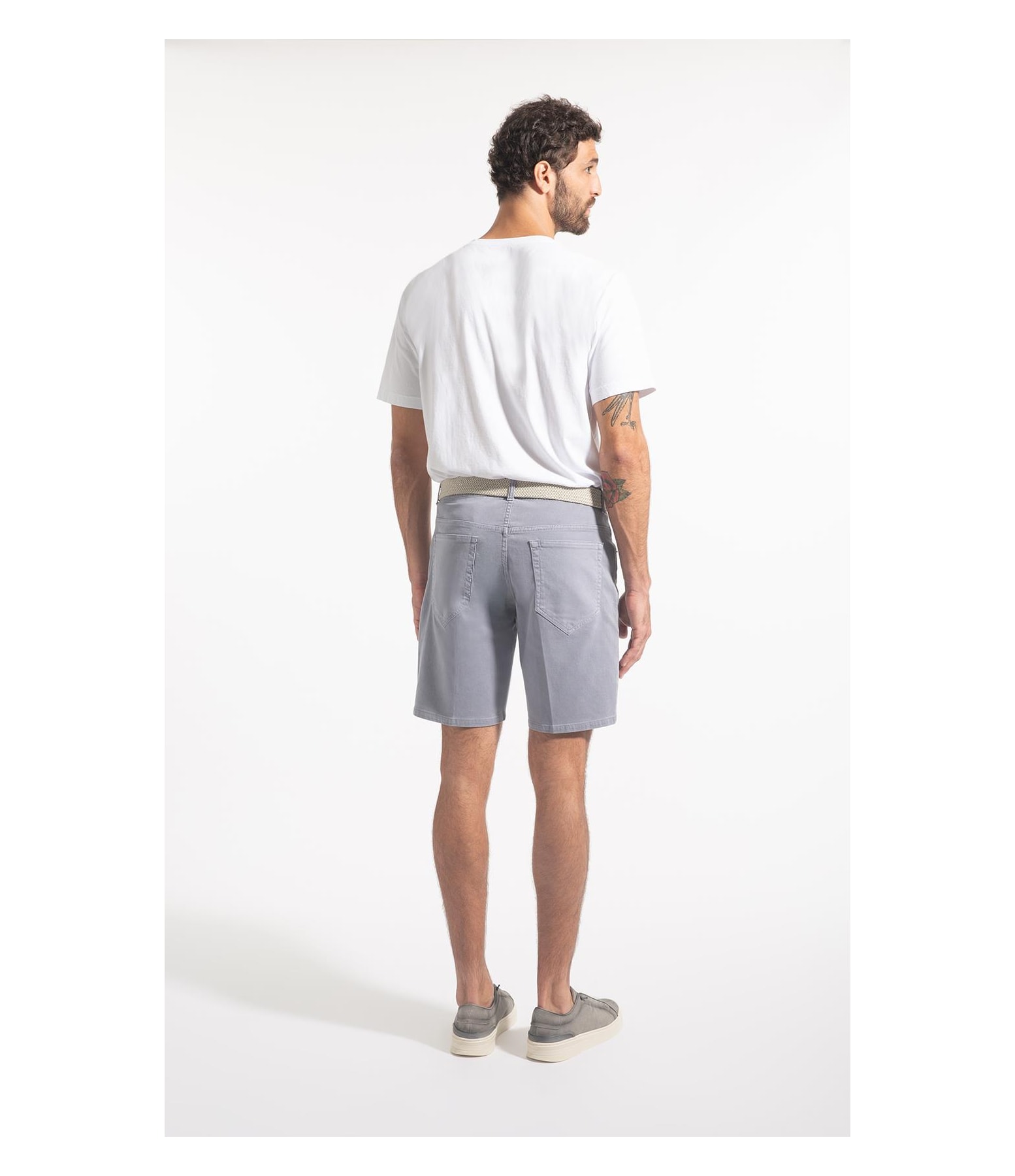 Bermuda Jogging Color Classic Blue Vintage