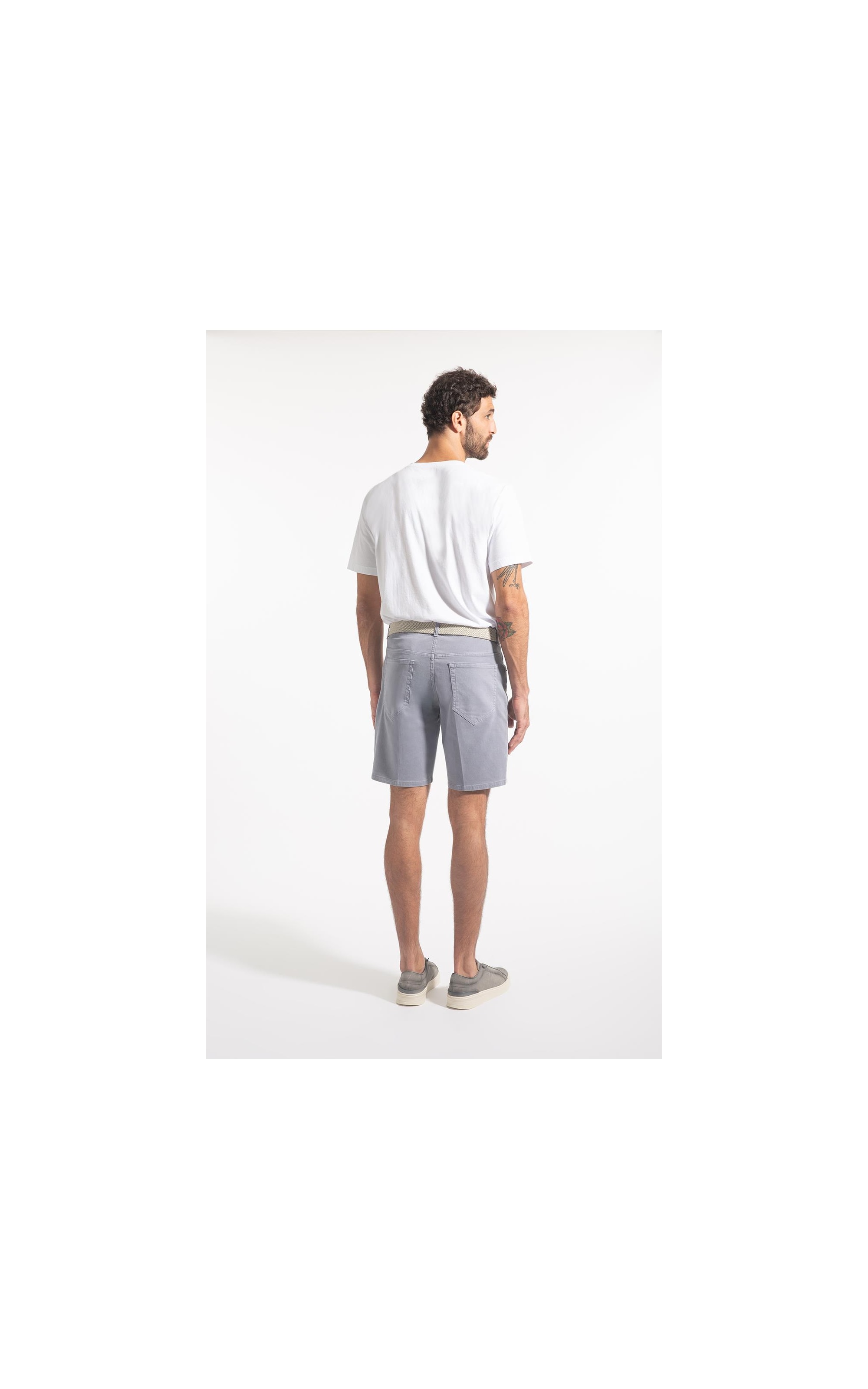 Bermuda Jogging Color Classic Blue Vintage