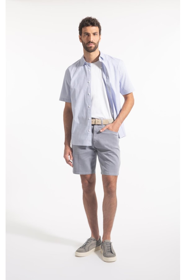 Bermuda Jogging Color Classic Blue Vintage