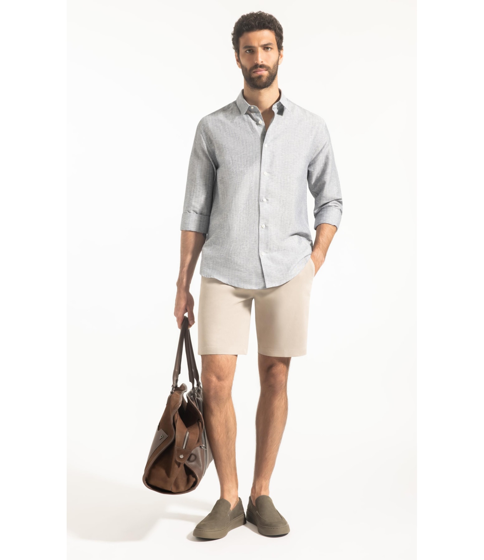 Bermuda Jogging Color Classic Chino Husk