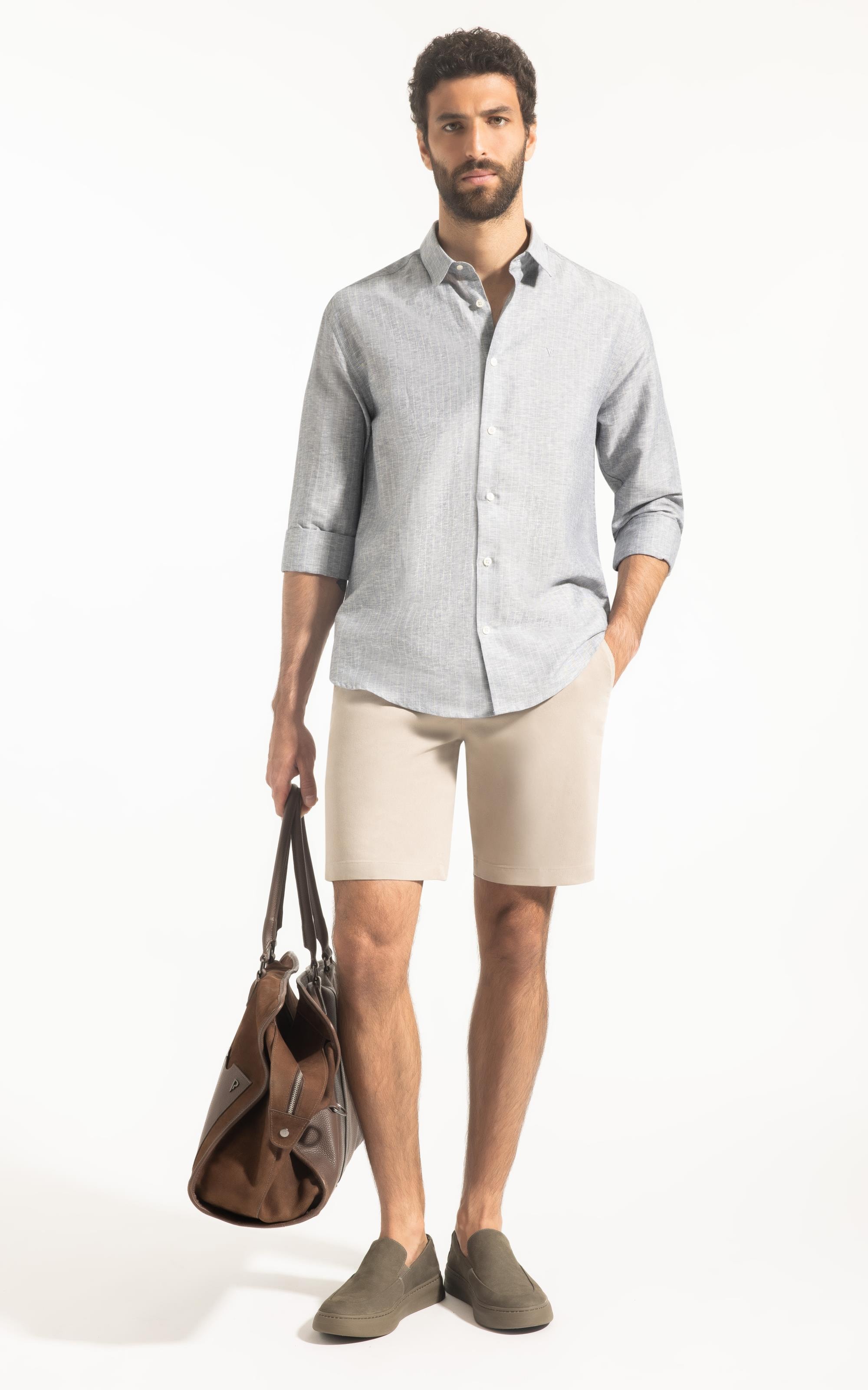 Bermuda Jogging Color Classic Chino Husk