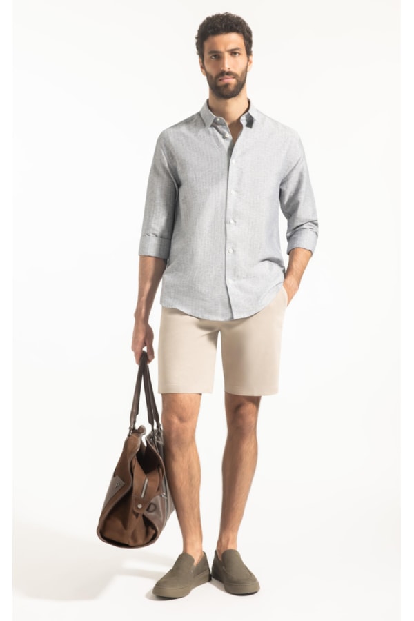 Bermuda Jogging Color Classic Chino Husk