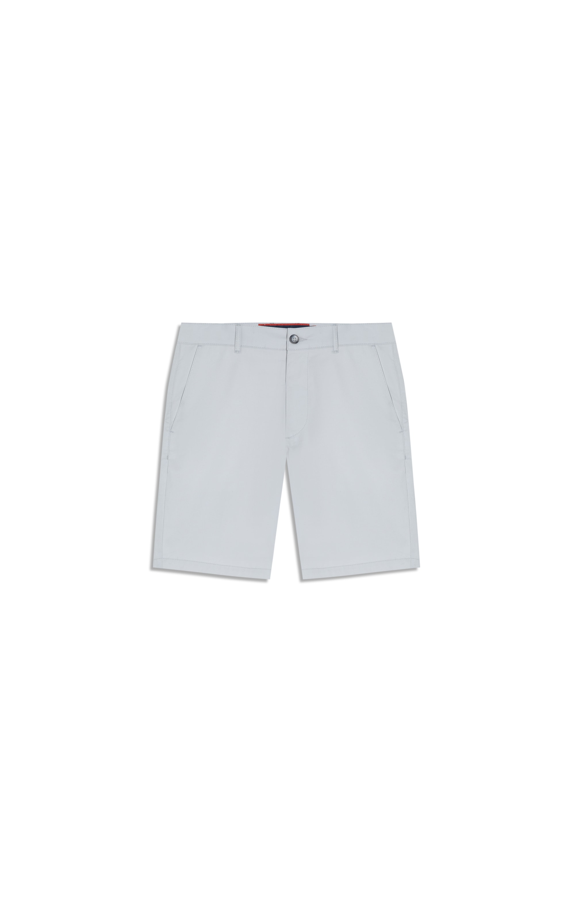 Bermuda Kraft Classic Chino Cinza Claro