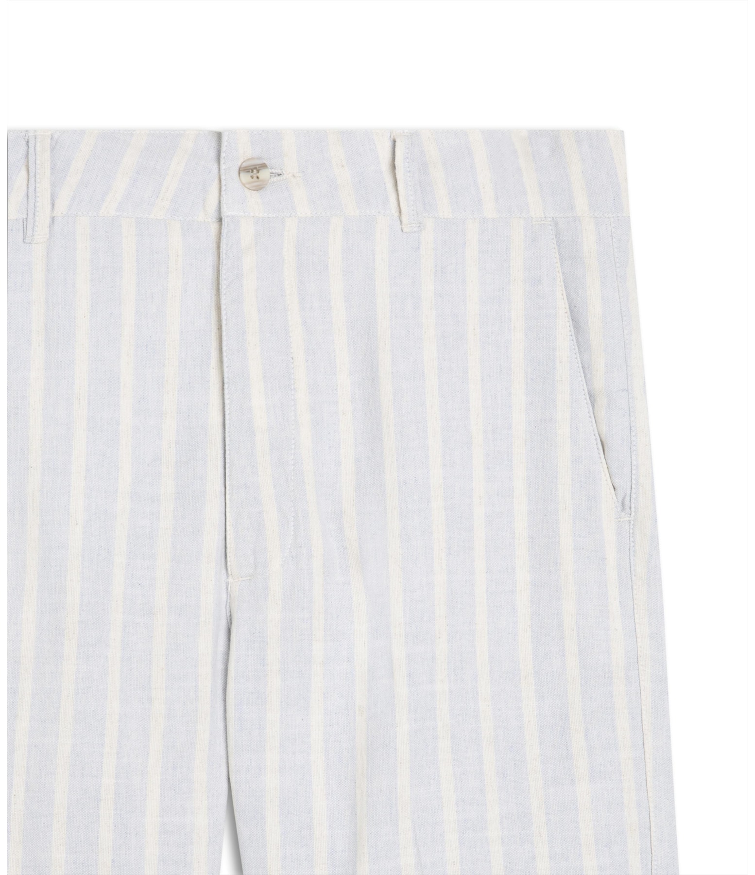 Bermuda Linho Chino Especial Azul Bic
