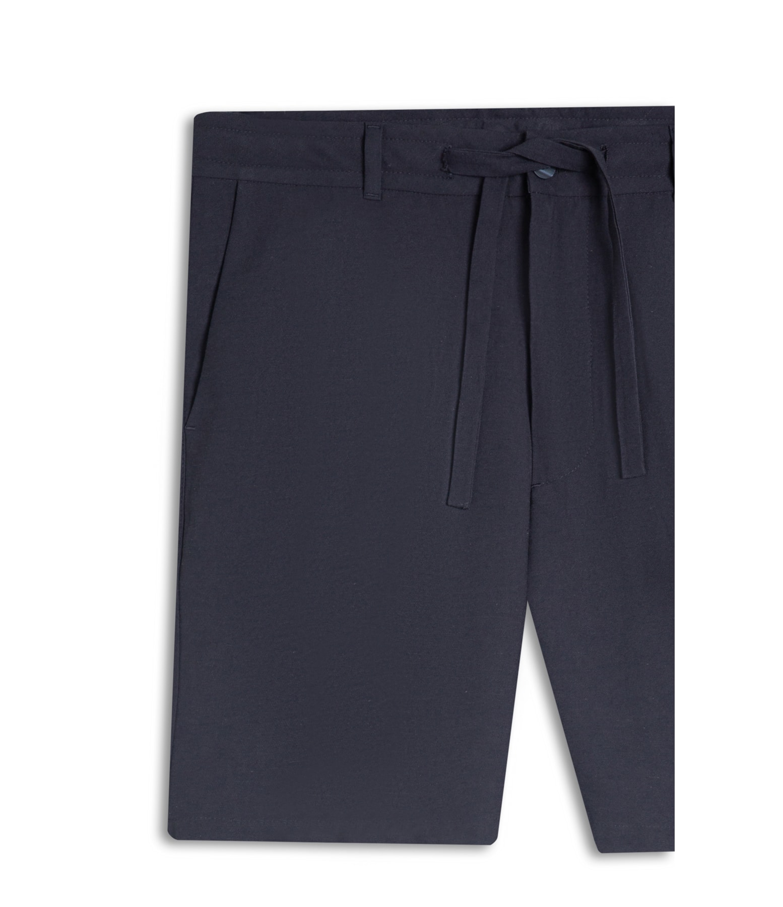 Bermuda Linho Marant Dark Navy